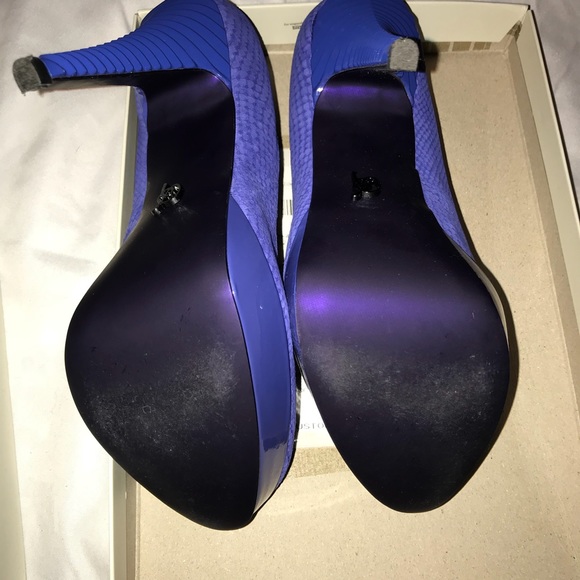 Rare Rachel Roy Platform Pumps with Art Deco Heel - Picture 4 of 6